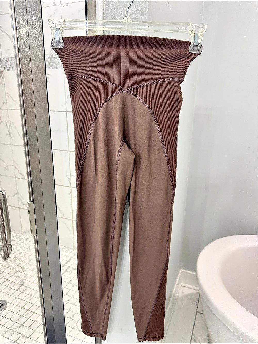 Offline by Aerie Goals 7/8 Legging Hi-Rise Brown Small